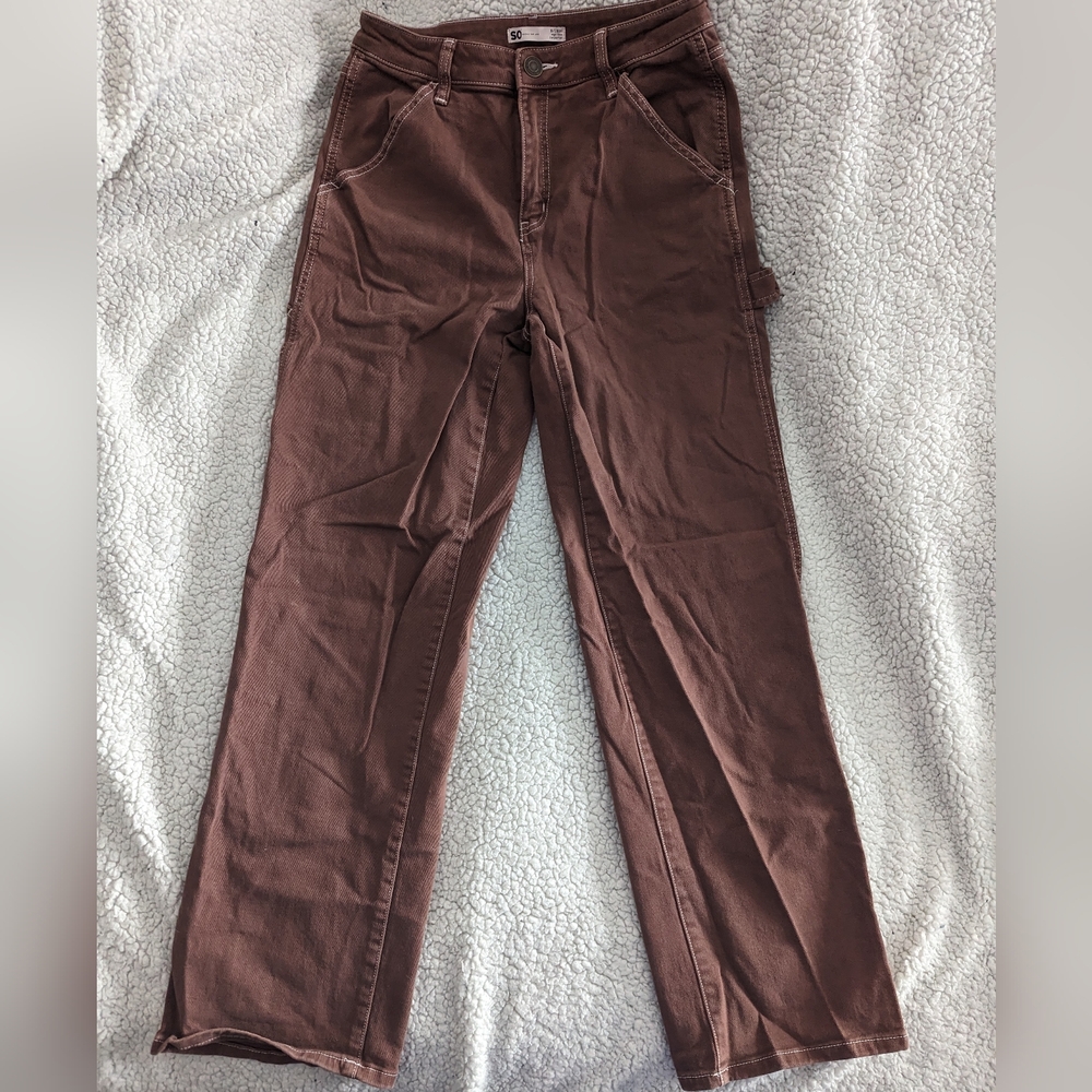 SO High Rise Carpenter Rose colored jeans